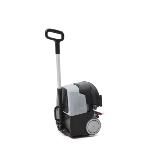 Battery Powered Walk Behind Mini Automatic Floor Scrubber Machine – Compact & Portable, 15” Cleaning Width, 90-Minute Runtime, 170 RPM – Ideal for Small Commercial Spaces, Offices, Retail & More