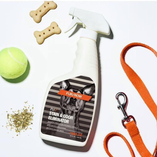Pet Stain and Odor Eliminator Spray 32oz (1 Pack), Urine Odor Eliminator for Dogs and Cat Pee, Dog Urine Enzyme Cleaner for Dog Urine, Professional Strength Pet Oder Pet Stain Remover for Carpet Odor - NeatNest