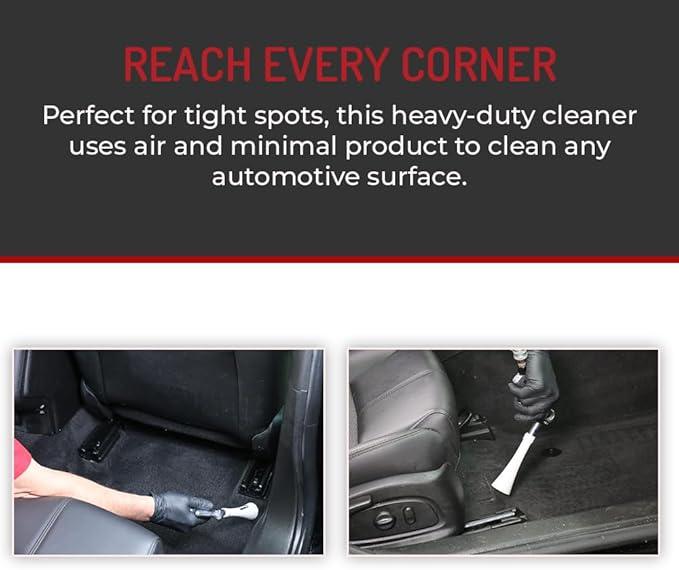 HI-TECH Vortex II Air Cleaning Gun – Pro Auto Detailing Tool for Deep Cleaning Interiors & Exteriors – Uses Air Compressor – Blasts Dust, Dirt & Grime Fast - NeatNest