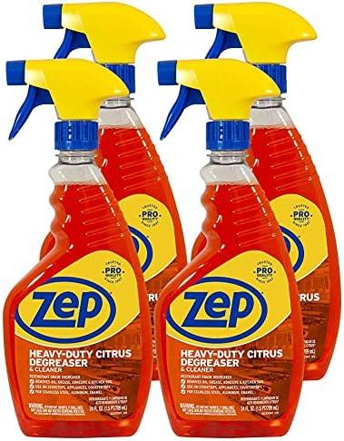 Zep Heavy-Duty Citrus Cleaner Spray Bottle (24 Fl Oz (Pack of 4)) - NeatNest