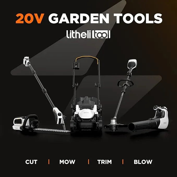Litheli 2x20V 560CFM Brushless Leaf Blower, U20 Series Electric Leaf Blowers Battery Powered for Blowing Leaf, Dust, Snow, Debris, with 4.0Ah Portable Battery Included - NeatNest