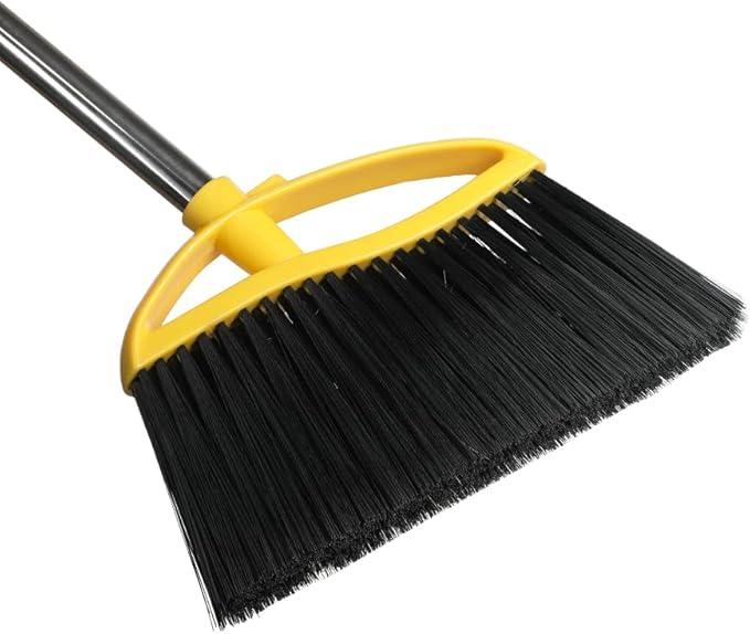 Soft Bristles Broom Indoor Angle Broom with Long Handle Soft Floor Sweeping Brooms Kitchen Broom - NeatNest