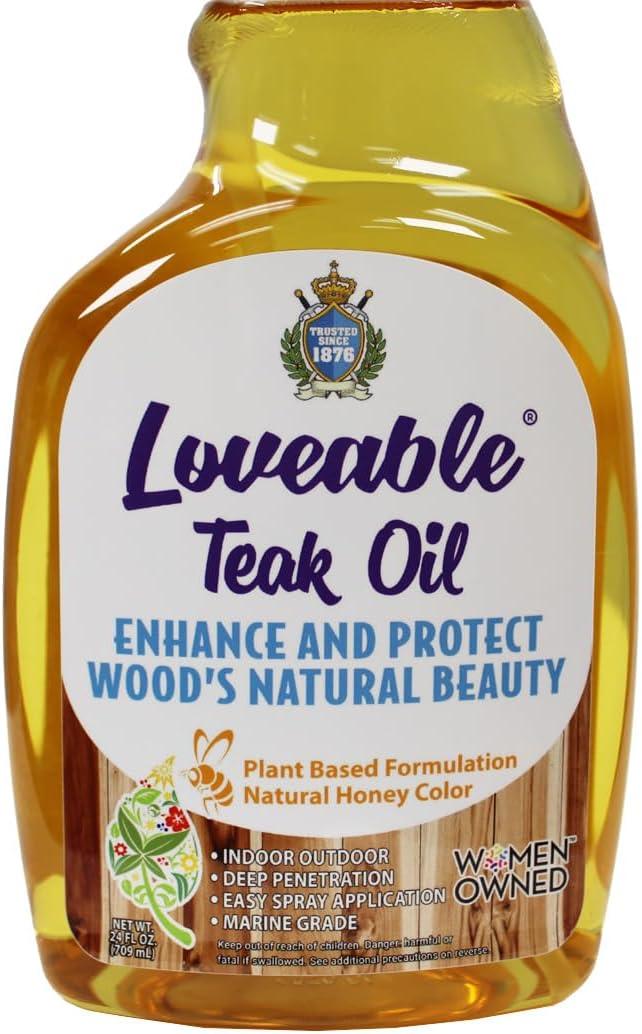 EcoDecors Loveable 24 oz Spray Bottle Teak Oil - NeatNest