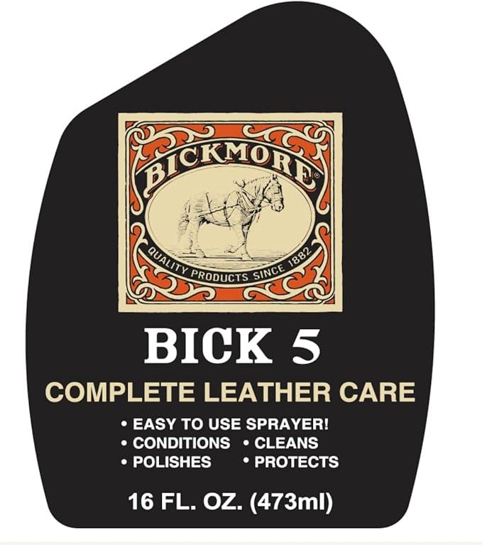 Bickmore Bick 5 Leather Cleaner & Conditioner 16oz Spray (2-Pack) Complete Leather Care - NeatNest