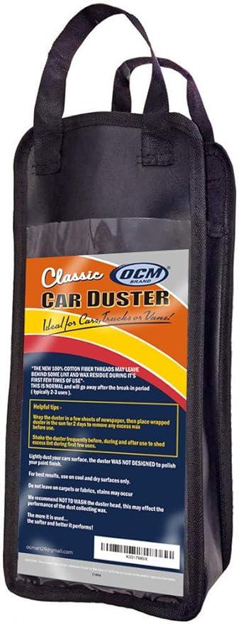 Classic Car Duster with Solid Wood Handle Includes Storage Case - Popular Detailers Choice - NeatNest