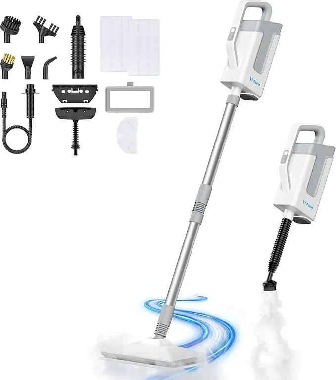 Steam Cleaner for Home with 23FT Power Cord 3 Steam Modes Detachable Steam Mops for Floor Cleaning Multipurpose Steamer for Walls, sofas, Furniture Carpets, Windows - NeatNest