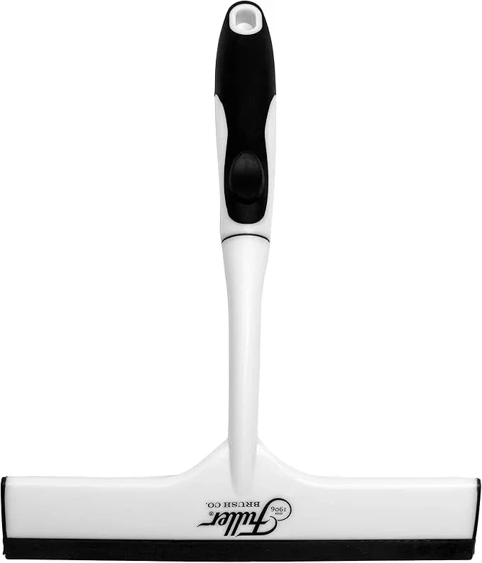 Fuller Brush Easy Grip Handheld Squeegee - for Shower Walls, Doors, Tub Surfaces, Windows, Mirrors & Vehicle Windshields - ThermoPlastic Rubber Blade - Comfort Grip Handle with Built-in Finger Groove - NeatNest