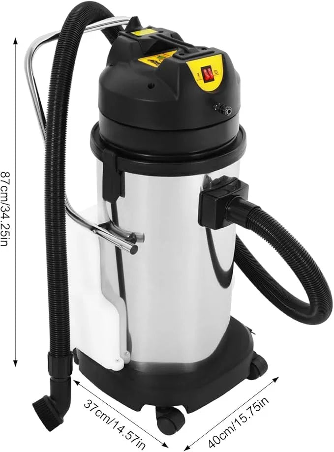 Commercial Carpet Cleaner, 40L Professional Carpet Cleaners Machine with 6 Suction Tools, 1049W Wet Dry Extractor Vacuum Washing Machine for Sofas, Curtains - NeatNest