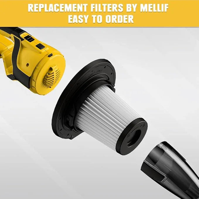 120W Cordless Handheld Vacuum Cleaner Compatible with Dewalt 20v Max Battery (Tool Only) Portable for Hard Floor Carpet Car Pet Hair Cleaning - NeatNest
