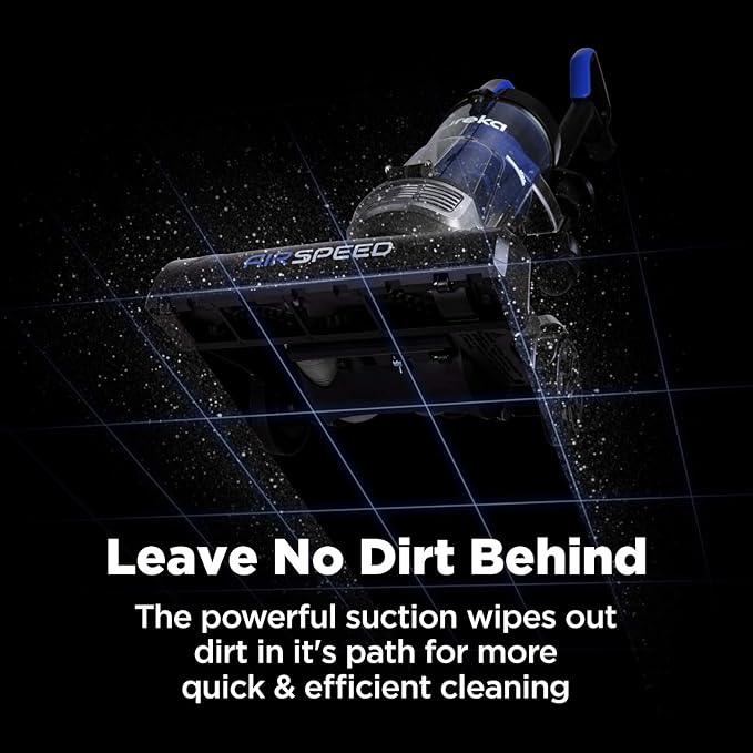 Eureka NEU10AE5 Powerful Bagless Upright Vacuum Cleaner Carpet and Floor, AirSpeed Ultra-Lightweight Vacuum Cleaner, w/ Replacement Filter, Blue - NeatNest