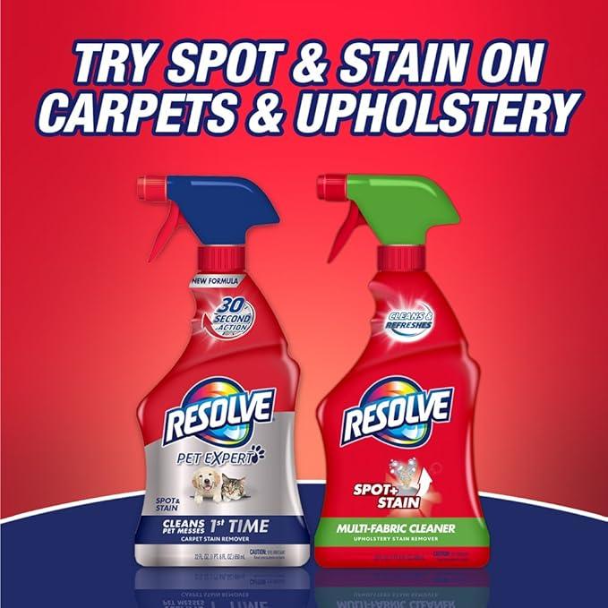 Resolve Carpet Steam Cleaner Solution, 22 fl oz Bottle, 2X Concentrate (Pack of 1) - NeatNest
