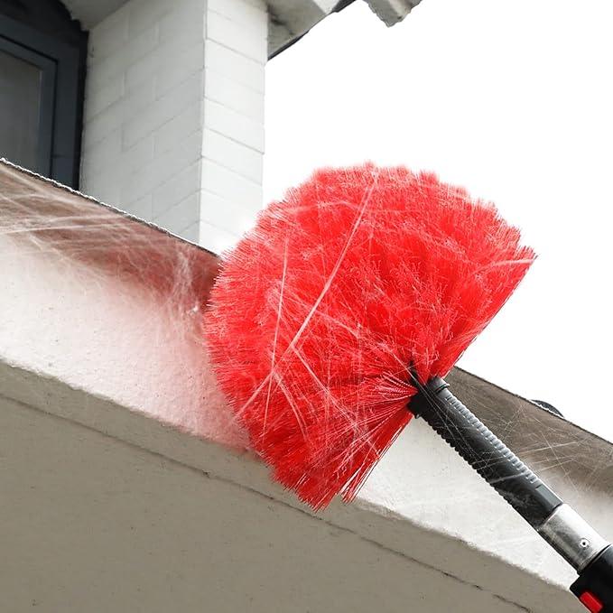 20 Foot High Reach Dusting Kit with 5-12 Foot Extension Pole // High Ceiling Duster with Telescopic Pole // Cobweb Microfiber Duster // Outdoor & Indoor Extendable Duster Cleaning Kit - NeatNest