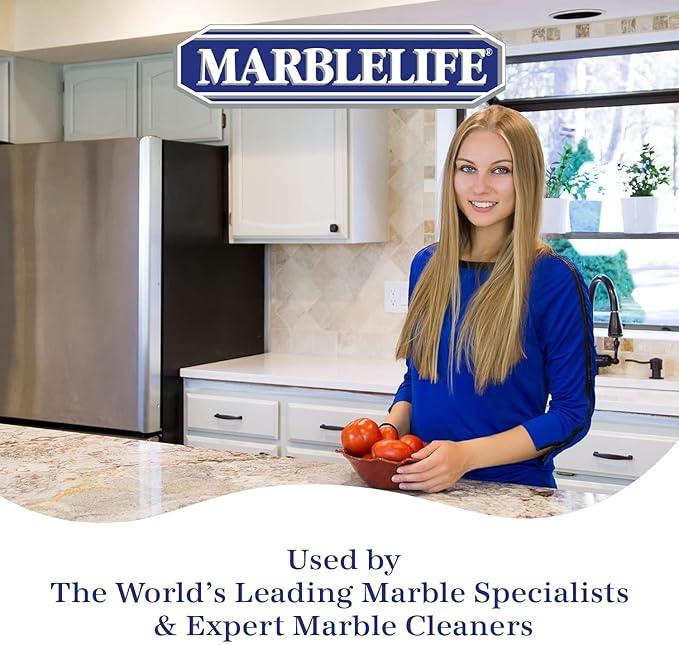 Marblelife Bathroom Combo Kit, With Marble & Travertine Cleaner, MaxOut Deep Grout Cleaner for Tile Floors, Soap Scum Remover For Shower & Other Surfaces, Includes A Cleaning Cloth - NeatNest