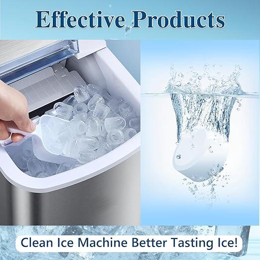 Ice Machine Cleaner Descaler Tablets-36Pack Ice Maker Cleaner Compatible with Frigidaire, Opal, GE Profile, Kitchenaid, Nickel Safe Scale Remover for Countertop, Nugget Ice Makers - NeatNest