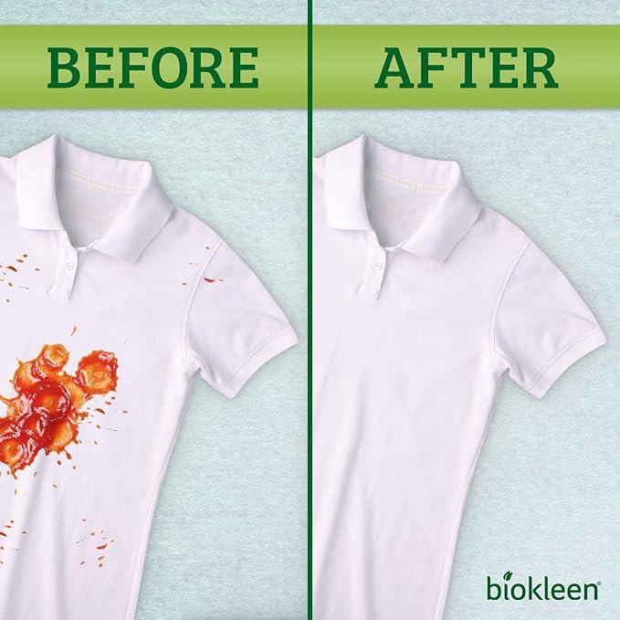 Biokleen Bac-Out Enzyme Stain Remover - 32 Ounce - Natural Foam Spray, Destroys Stains & Odors Safely, for Pet Stains, Laundry, Diapers, Wine, Carpets, Eco-Friendly, Non-Toxic, Plant-Based - NeatNest