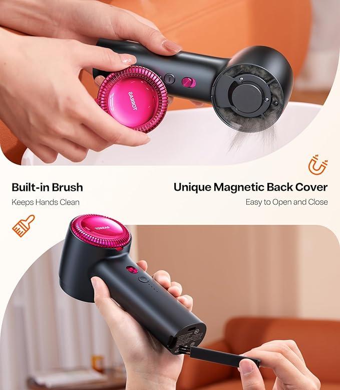 TORRAS Rechargeable Fabric Shaver Electric Lint Remover 3-Speed Remove Fuzz, Pilling for Cashmere, Wool, Clothes, Sweater, Coat, Furniture, Clothes depiller with Replacement Blades - NeatNest