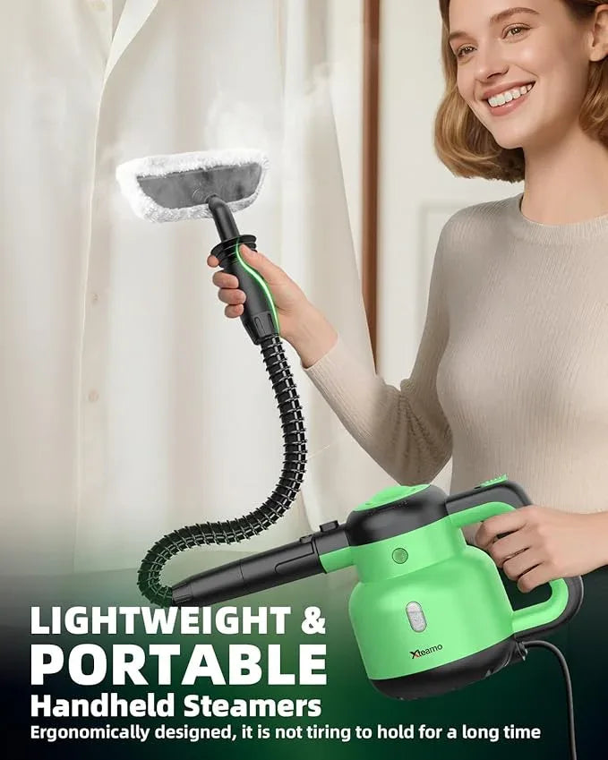 Steam Mop with Detachable Handheld Steam Cleaner for Home, 12-in-1 Multi Accessories, Quick 15s Heat, 221°F Floor Steamer & 320ml Water Tank, Powerful Steamer for Cleaning Floor, Carpet, Windows, Tile - NeatNest