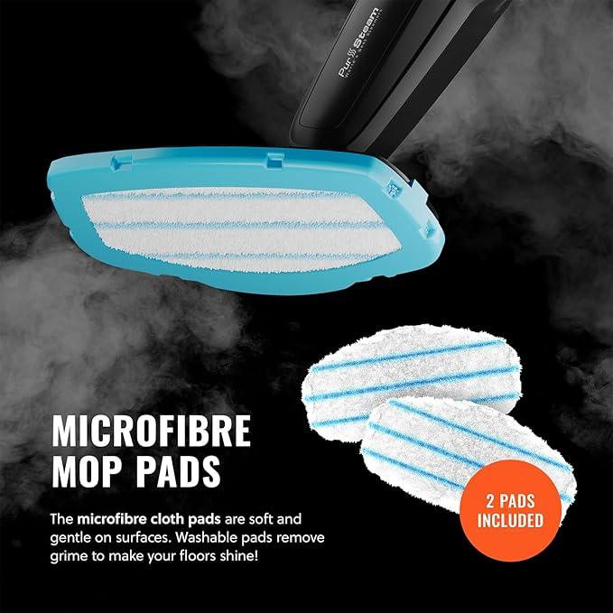 PurSteam Professional Steam Mop | Multi-Surface Floor Cleaner for Hardwood, Tile, Laminate & Carpet | Fast Heating, Lightweight & Chemical-Free Cleaning - NeatNest