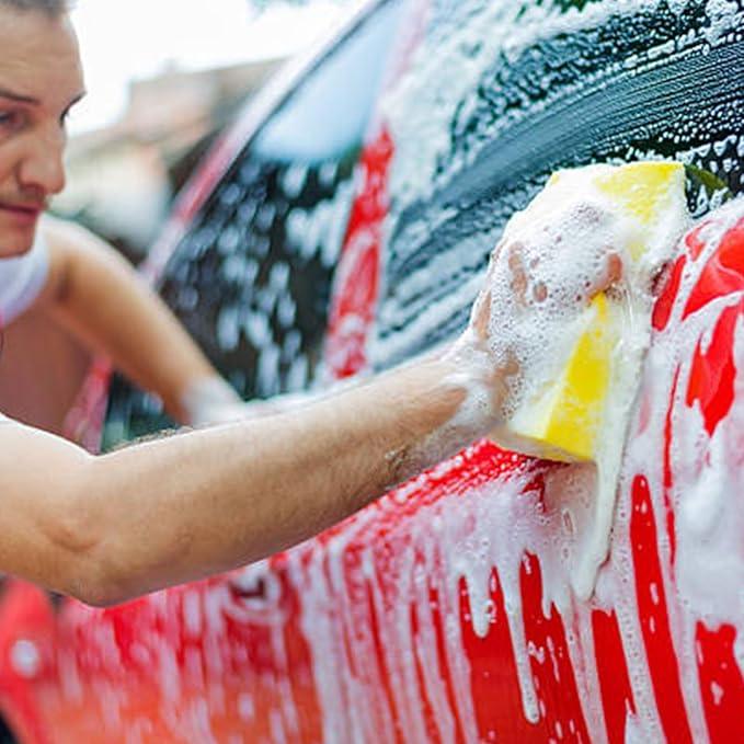 30 Pcs Large Sponges Bulk 7.5 x 5.5 x 1.9 Inch Yellow Grouting Sponge Non-Scratch Scrubber Car Wash Thick Heavy Duty Scrub Sponges Multifunctional Sponge for Cleaning Dishes Car Tile Crafts Supplies - NeatNest