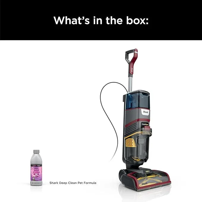 Shark CarpetXpert HairPro Upright Carpet Cleaner, Perfect for Pets, Lightweight & Powerful, Dirt, Grime, Hair & Odor Removal, Carpet Shampooer, Pet Cleaning Solution, Magenta, EX221BRN - NeatNest