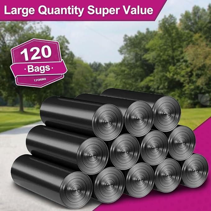 25-30 Gallon Trash Bags Black 120 Count - 32" x 36" Large Kitchen Garbage Bags, 20+ Gallon Trash Can Liners Unscented, Multipurpose for Home, Office, Daily Household Use - NeatNest