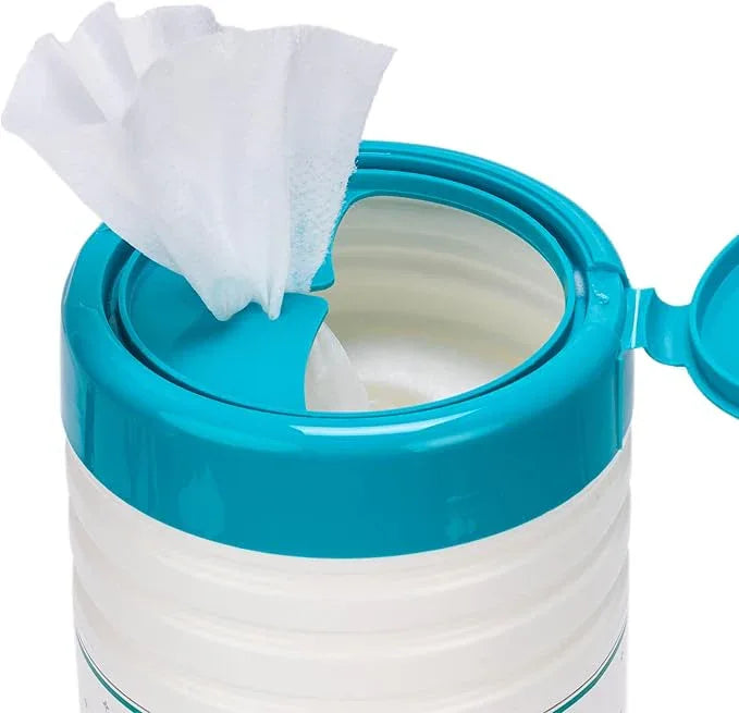 6 Pack Surface Cleaning Wipes Bleach Free, All-Purpose Cleaner for Bathroom, Kitchen, Office, 450 Count Canister, 7.5" x 7" Sheet, Fresh Scent, Lint Free & Durable - NeatNest