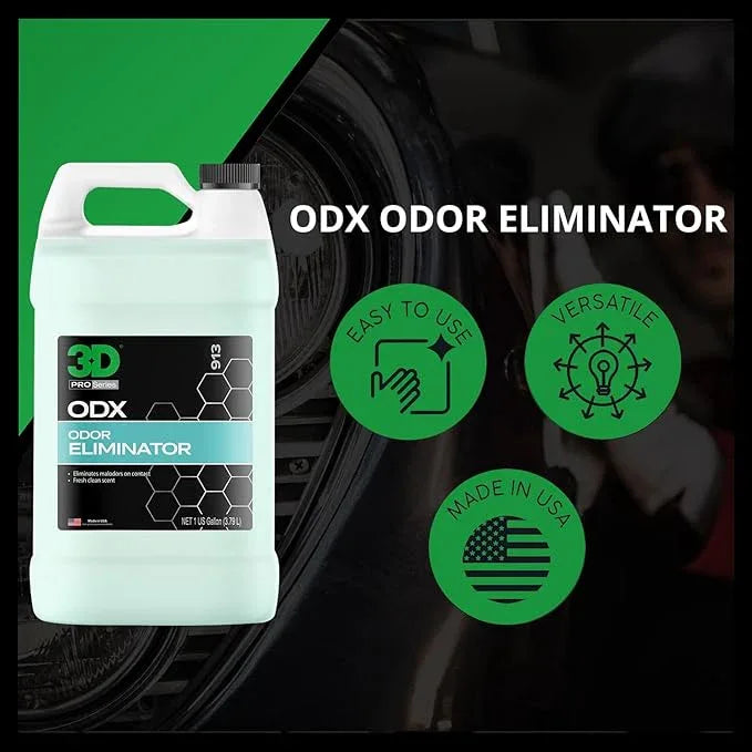 3D ODX - Automotive Odor Eliminator - Deodorizes Pet, Food, Smoke, & Other Linger Odors - Fresh Clean Scent - Great for Car, Home, Office Use - NeatNest