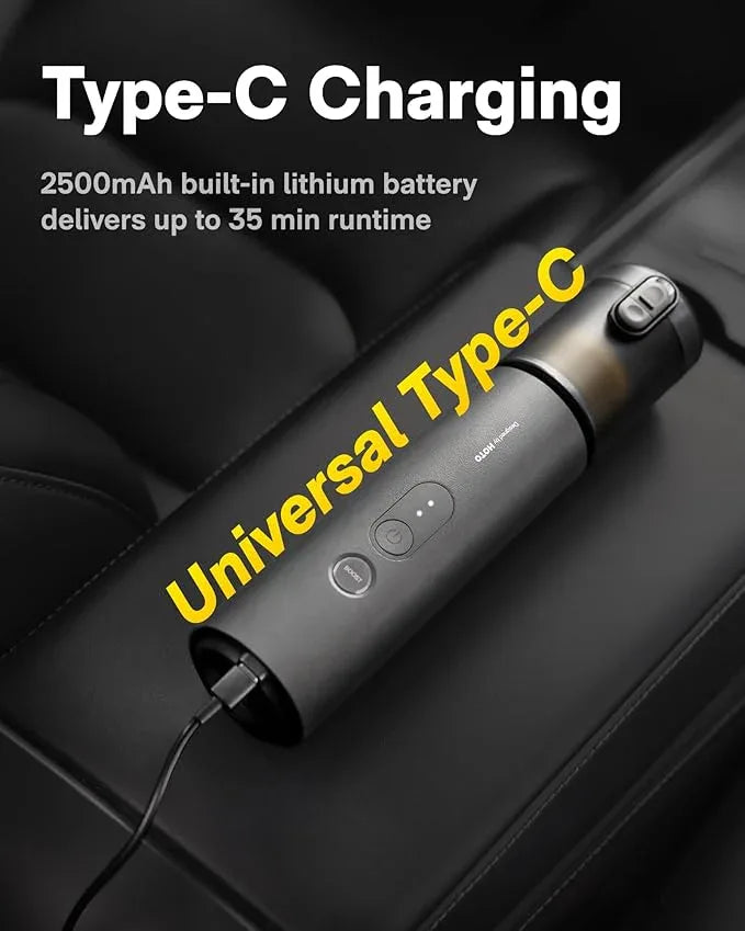 HOTO Handheld Car Vacuum Cleaner Cordless, 4-in-1 Portable Mini Vacuum with 20000Pa Strong Suction, Electric Compressed Air Duster Blower for Car, Desk, Computer, Keyboard, Home, Office Cleaning - NeatNest