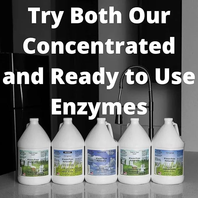 Naturally Preformed Enzyme Cleaner, Enzyme Solution, Multi-Purpose Cleaner, Laudry Additive, and More - Ready -To-Use - Fresh and Clean Scent - 128oz (1 Gallon) - Pack of 2 - NeatNest