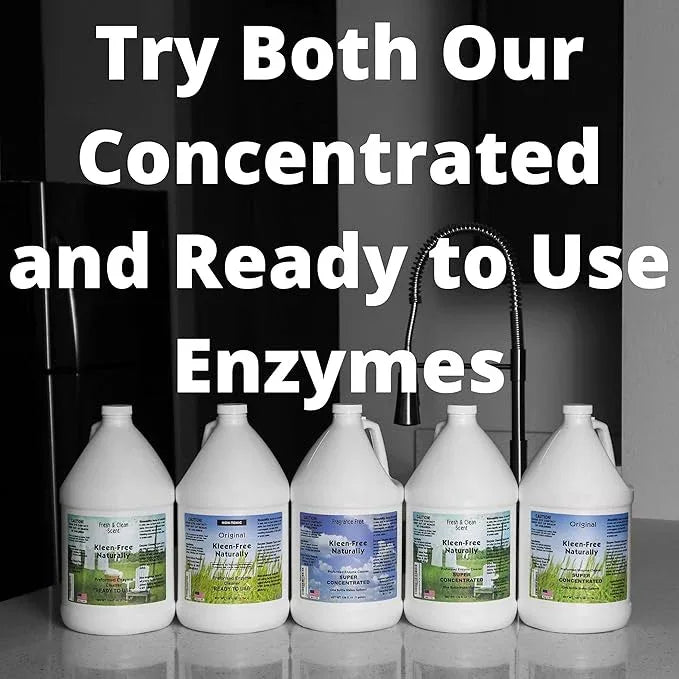 Naturally Preformed Enzyme Cleaner, Enzyme Solution, Multi-Purpose Cleaner, Laudry Additive, and More - Ready -To-Use - Fresh and Clean Scent - 128oz (1 Gallon) - NeatNest