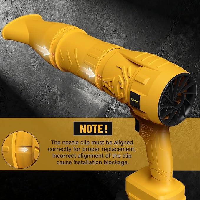 Electric Leaf Blower Cordless for Dewalt 20v Max Battery, Handheld Leaf Blowers for Lawn Care, Blowing Leaves & Dust, Turbo Jet Blower Car Dryer, battery Powered Mini Leaf Blower(Battery Not Included) - NeatNest