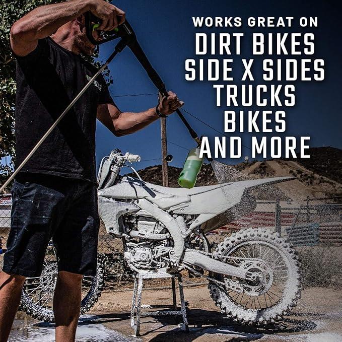 Slick Products Off-Road Wash (64 oz.) + Pressure Washer Foam Cannon Bundle – Super Concentrated ATV, UTV, Dirt Bike, Jeep & Truck Wash Foam Shampoo for Heavy Mud and Dirt - NeatNest