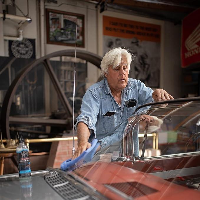 Jay Leno's Garage Car Detailing Kit with Bucket – Essential Car Cleaning Kit, Sprays, Liquids, Microfiber Towels, Applicators and Wash Mitt, All-in-One Car Detailing Kits for Interior & Exterior Care - NeatNest