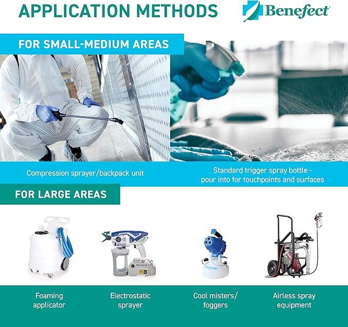 Benefect Botanical Decon 30 Disinfectant Cleaner, 5 Gallon, Light Lemon & Thyme Scent, Hospital Grade Disinfectant, Kills Over 99.99% of Germs, Safe for Food-Contact Surfaces - NeatNest