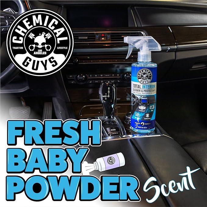 Chemical Guys Total Interior Cleaner & Protectant – Chemical Guys Interior Cleaner, Cleans & Protects Leather, Vinyl, Plastic, Rubber, Glass with a Streak-Free Finish — 16 Fl Oz (Pack of 2) - NeatNest