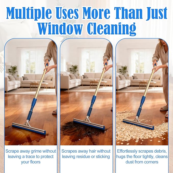 Water Fed Pole Kit 35 FT Adjustable Solar Panel Cleaning Kit Cleaner Tool for Window Glass Roof Outdoor Glass Brush Window Washing Equipment (4ft)