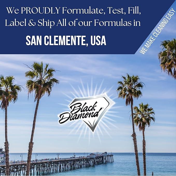 Black Diamond Stoneworks Limestone and Travertine Floor Cleaner: Natural Stone, Marble, Slate, honed or tumbled. 4-Gallon concentrate Ph Neutral - NeatNest