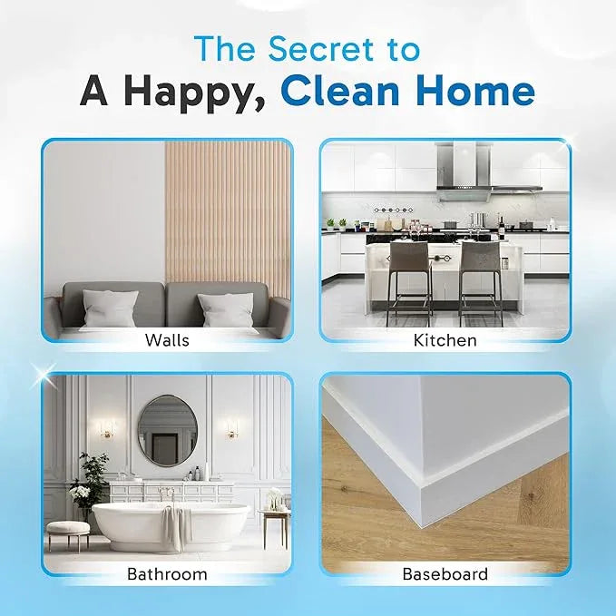 (25 Pack) Extra Durable Eraser Sponge - Extra Thick, Long Lasting, Premium Melamine Sponges in Bulk - Multi-Purpose Power Scrubber - Bathroom, Kitchen, Floor, Bathtub, Toilet, Baseboard, Wall Cleaner - NeatNest