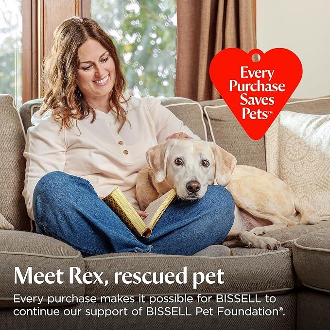 BISSELL Revolution HydroSteam Carpet Cleaner, Upright Deep Cleaner, HydroSteam Technology, 4-inch Self-Cleaning Tough Stain Tool & Formulas Included, 4123 - NeatNest