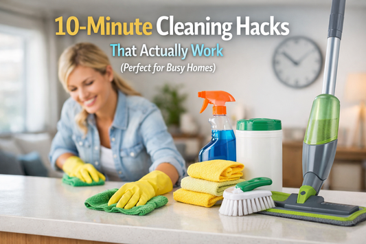 10-Minute Cleaning Hacks That Actually Work (Perfect for Busy Homes) - NeatNest