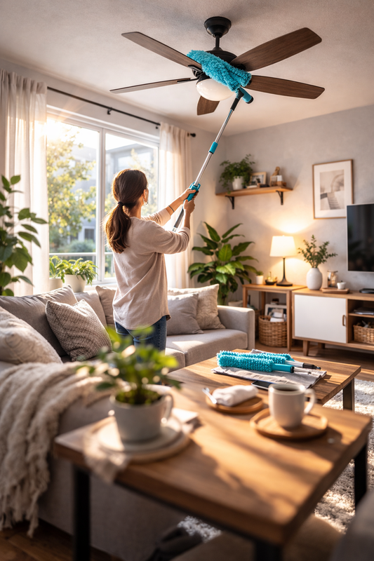 Cleaning What You Can’t Reach — How High Spaces Quietly Shape Your Home Environment