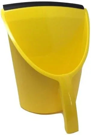 Handy Pan - Yellow - Large Capacity Heavy Duty Dust Pan | Made in USA! Great for Home, Shop, Garage, - NeatNest