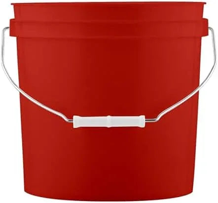 House Naturals 2 Gallon Buckets pails with Black Lids(Pack of 3) 3 Colors- Food Grade - BPA Free Made in USA - NeatNest