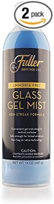 Fuller Brush Glass Gel Mist Spray – 14 oz Glass Cleaner for Windows, Mirrors and Plexiglass – Streak-Free Formula Safe for Tinted & Vertical Surfaces (Pack of 2) - NeatNest