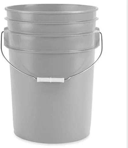 House Naturals 6 Gallon Food Grade BPA Free Made in USA Bucket Pail with Blue Airtight Double Gasket Screw on Lid (Pack of 2) - NeatNest