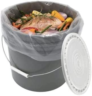 5 Gallon Bucket with Liner Bags for Marinating and Brining, Food Grade, BPA Free, Made in USA - NeatNest