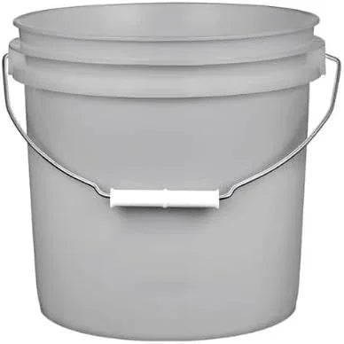 House Naturals 2 Gallon Food Grade Plastic Bucket with Screw on lid- 3 Colors- Made in USA containers- Pack of 3 - NeatNest