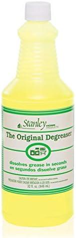 Stanley Home Products Original Degreaser with Stainless Steel Kitchen Scouring Cleaners - Multipurpose Cleaner Set Removes Grease Stains and Build Up on Pots Pans Grills and More - NeatNest