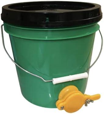 House Naturals 2 Gallon Plastic Honey Food Grade Bucket with Honey Gate for Beekeeping and Lid BPA Free, Made in USA - NeatNest