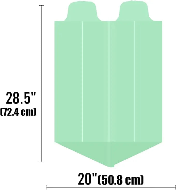 4-6 Gallon Flap Tie Compostable Trash Bags, 304 Count, Compost Bags Kitchen Trash Bags, Sturdy Biodegradable Garbage Bags Food Scrap Waste Bags, ASTM D6400, US BPI Certified - NeatNest